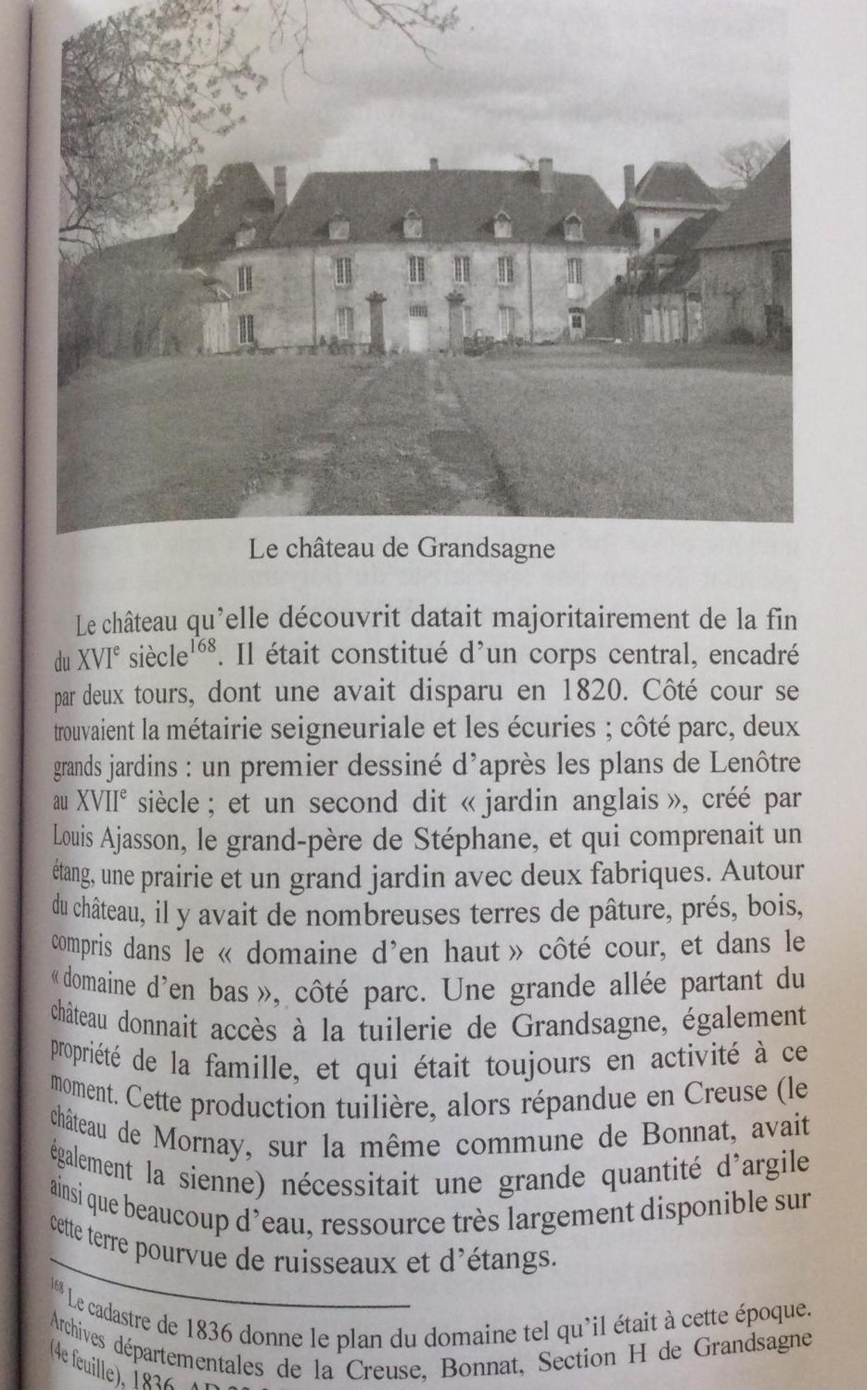 Chateau De Grandsagne Bonnat Exterior foto